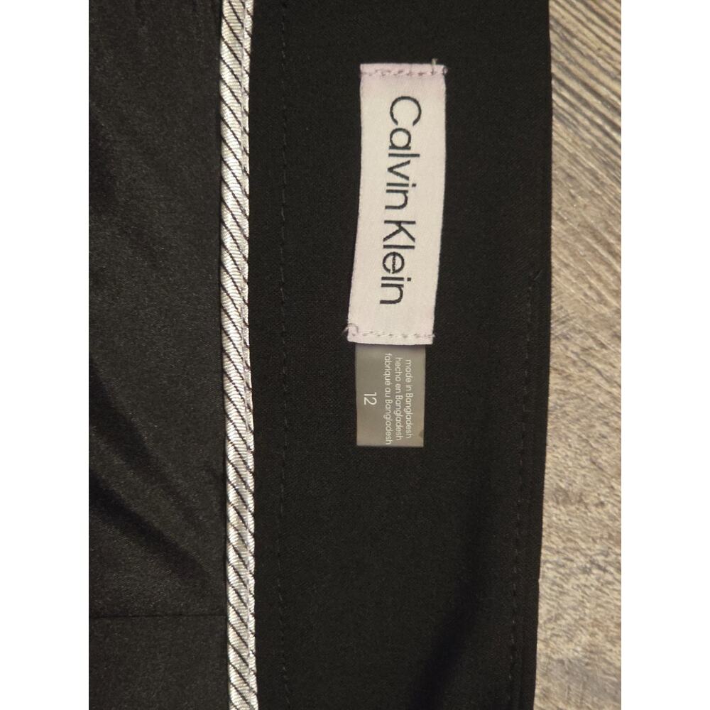 NWT Calvin Klein Black Pencil Skirt S2ST1705 Women's Size 12 Office Career Work - Picture 4 of 4